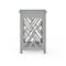 Alaterre Furniture Coventry 36" Coffee Table and Two End Tables with Tray Shelf, Color: Gray ANCT0221440 - alternate 2